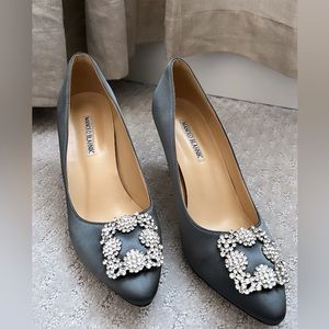 Manolo heels - gray